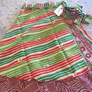 24in Magic Wrap Upcycled Silk Sari Skirt Reversible multi-function Dress BOHO